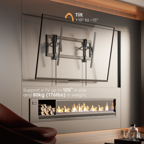 Heavy-Duty Extend-Out Tilt TV Wall Mount (for 55"-105" TVs) LP80-610T Strong construction combines outstanding user experience from china(chinese)