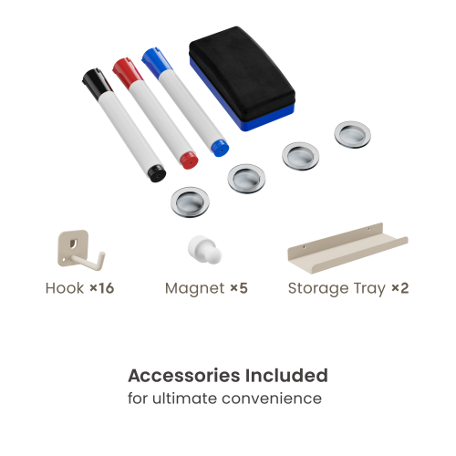 Mobile Single-Sided Magnetic Whiteboard with Pegboard Surface WB18-03 Designed for agile workspace from china(chinese)