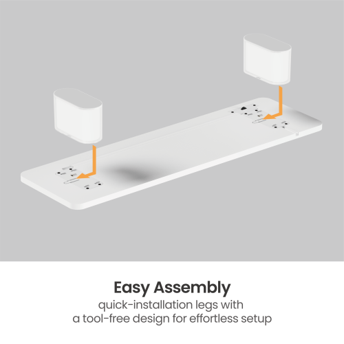 NeoGlow Gaming Monitor Riser - Medium Size/ Melamine Decorative Laminate Surface STB37-03  from china(chinese)