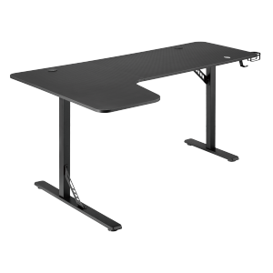 L-Shaped Gaming Desks with RGB Lighting