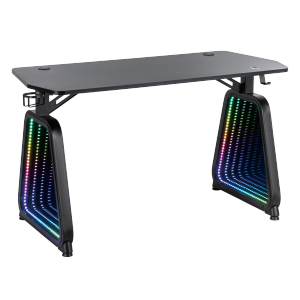  Infinity Gaming Desk with Regular Mirrors