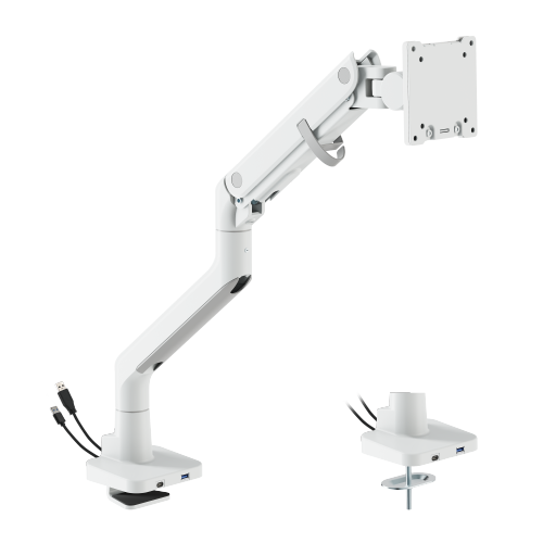 BoldGrip Heavy-Duty Gas Spring Monitor Arm with USB-A/USB-C Ports  LDT98-C012UC Supports monitors up to 57" in size or weighing up to 27kg (59.4 lbs) from china(chinese)