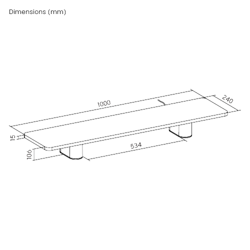 NeoGlow Gaming Monitor Riser - Large Size/ Melamine Decorative Laminate Surface STB37-04  from china(chinese)