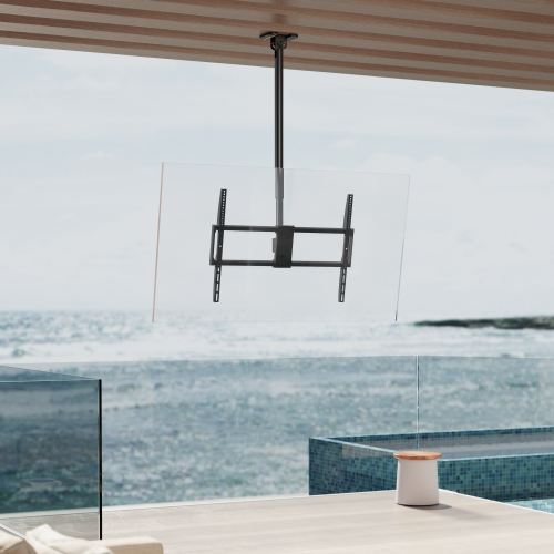 Single-Pole Cost-Effective Heavy-Duty Ceiling Mount for Large TVs PLB-CE1568L Maximum Distance from TV to Wall: 1090~1690mm (42.9"~66.5") from china(chinese)