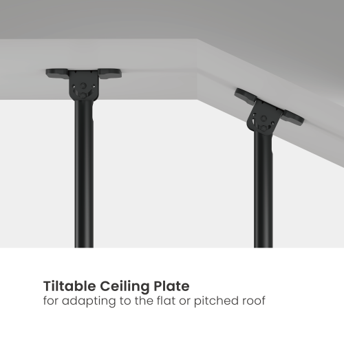 Single-Pole Cost-Effective Heavy-Duty Ceiling Mount for Large TVs PLB-CE1568L Maximum Distance from TV to Wall: 1090~1690mm (42.9"~66.5") from china(chinese)