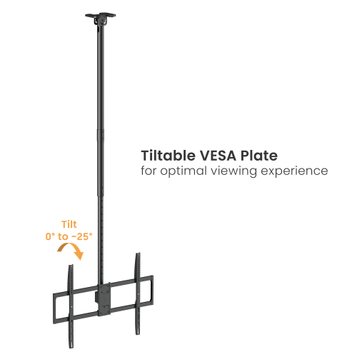 Single-Pole Cost-Effective Heavy-Duty Ceiling Mount for Large TVs PLB-CE1568XL Maximum Distance from TV to Wall: 1090~2104mm (42.9"~82.8") from china(chinese)