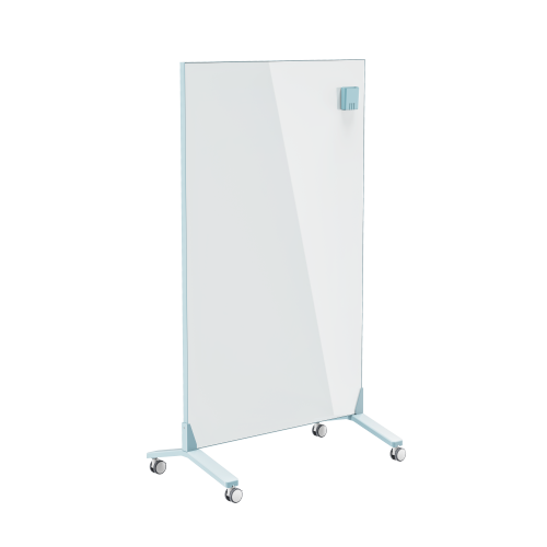 Mobile Magnetic Double-Sided Glass Whiteboard WB22-01 with Magnetic Pen Holder from china(chinese)