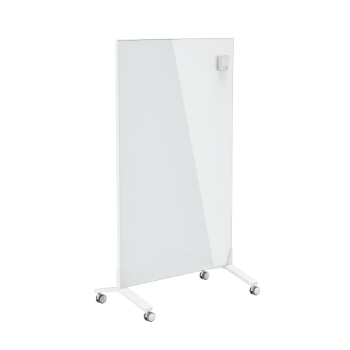 Mobile Magnetic Double-Sided Glass Whiteboard WB22-01 with Magnetic Pen Holder from china(chinese)