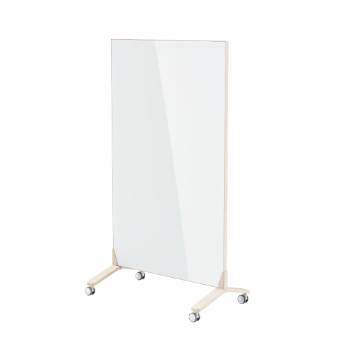 Mobile Magnetic Double-Sided Glass Whiteboard WB22-01 with Magnetic Pen Holder from china(chinese)