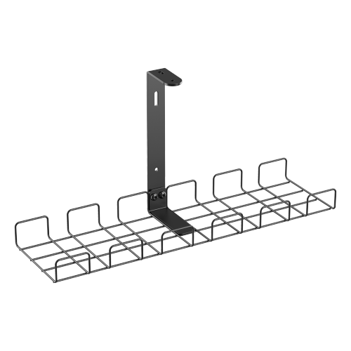 Compact Screw-Mounted Under-Desk Cable Management Tray CC11-14-1S  from china(chinese)