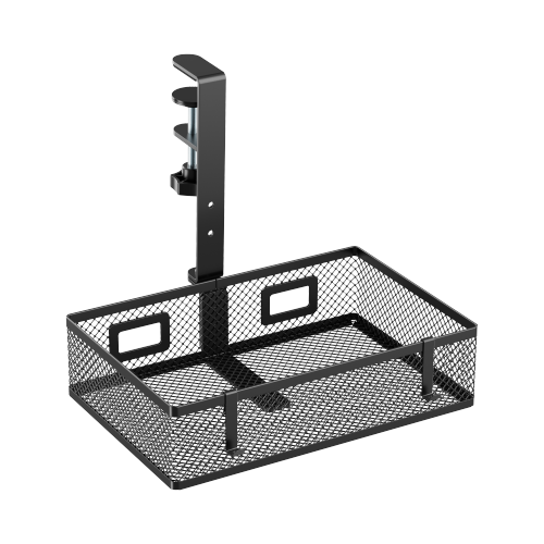 Rotatable Under-Desk Cable Management Storage Tray with Hooks   CC11-15-2  from china(chinese)