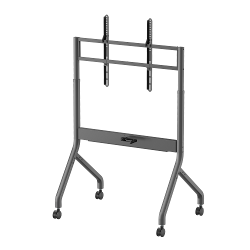 SlimLift Manual Height Adjustable Heavy-Duty TV Cart TTF19H-69FW Holds TVs up to 90 inch, 90 kg (198 lbs) from china(chinese)
