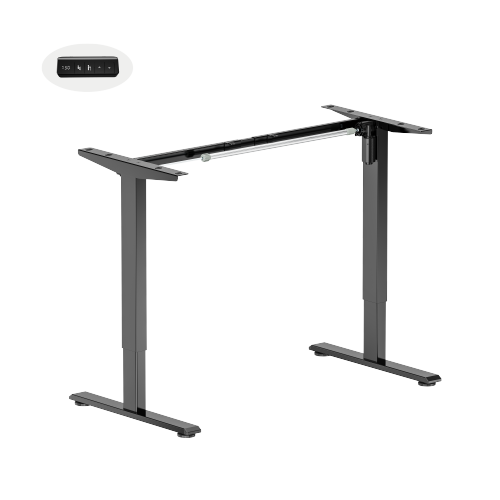 Sturdy Single-Motor Sit-Stand Desk (Reversed Column) S22-22R  from china(chinese)
