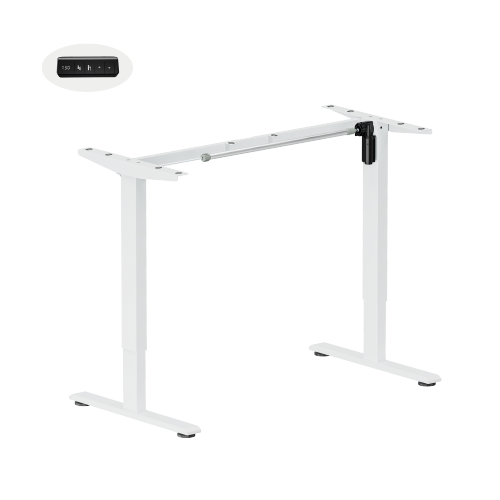 Sturdy Single-Motor Sit-Stand Desk (Reversed Column) S22-22R  from china(chinese)