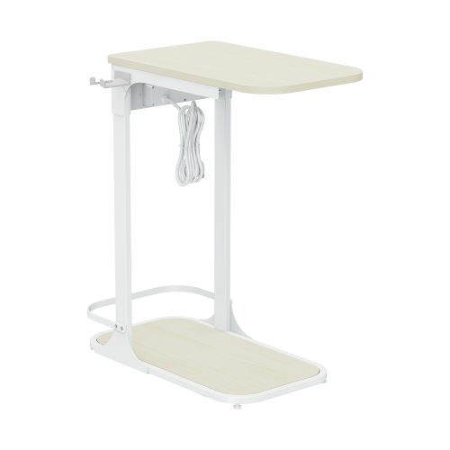 C-Shaped Side Table with Power Strip & Headphone Holder TS10-01 Everyday Essentials, Just an Arm’s Reach Away! from china(chinese)