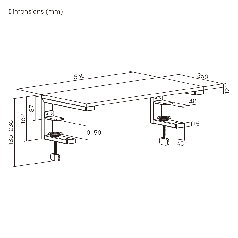 Large Size Versatile Desktop Riser