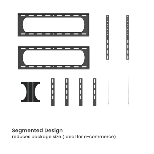 Massive Super Heavy-Duty Fixed TV Wall Mount LP73-812F  from china(chinese)
