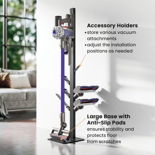 Universal Vacuum Cleaner Floor Stand  HAB-11 For Dyson Gen5, V15, V12, V11, V10, V8, V7, V6  and other vacuum cleaners from china(chinese)