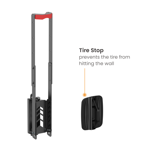 On-Wall Bike Storage Rack LBM11-01 Space Saving & Easy to Use丨Perfect for Most Bikes & E-Bikes from china(chinese)