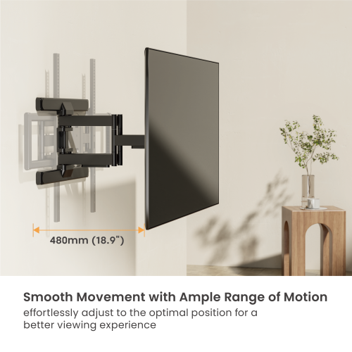 Stylish Full-Motion TV Wall Mount LPA81-686 For solid wall and double stud from china(chinese)