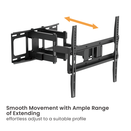 Heavy-Duty Full-Motion TV Wall Mount LPA80-446 For Double Stud (406mm) & Solid Wall from china(chinese)