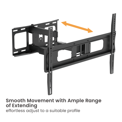Full-Motion TV Wall Mount LPA80-463D For Double Stud (406mm) & Solid Wall from china(chinese)