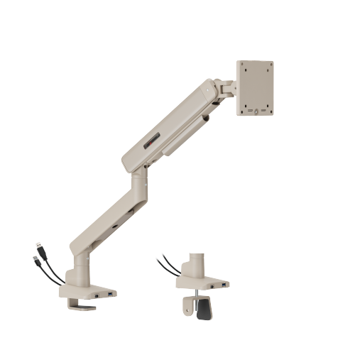 Single Screen Premium Mechanical Spring Monitor Arm with 3.0 USB Ports LDT104-C012UC  from china(chinese)