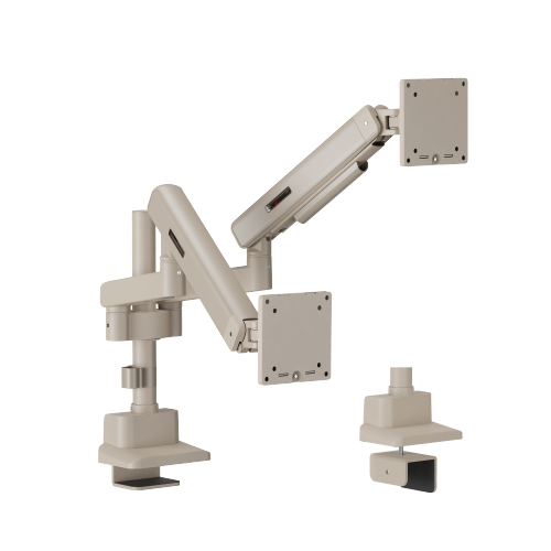 Dual Screen Pole-Mounted Premium Mechanical Spring Monitor Arm  LDT104-C024P  from china(chinese)