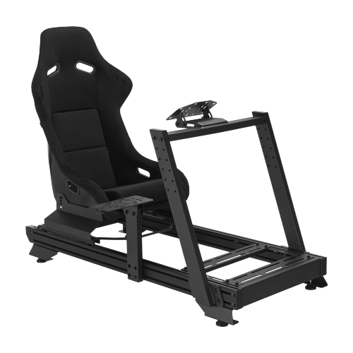 Strix Sim Racing Cockpit with Gear Shift Mount & Seat LRS16-BS03 Robust Frame & Fiberglass Seat  from china(chinese)