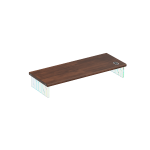 Standard Wood & Acrylic RGB Monitor Risers