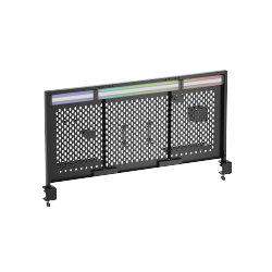  Clamp-on Desk Pegboard with RGB Lighting & Accessories
