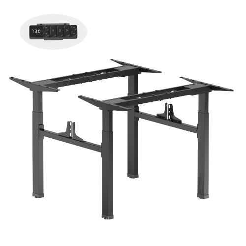 GoodValue Brushless Quad-Motor Sit-stand Desk (Two-Stage Standard Column) M16-42D Weight Capacity up to 125kg, Speed up to 32mm/s from china(chinese)