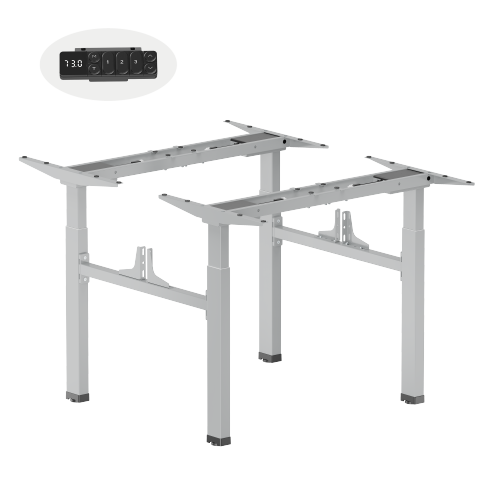 GoodValue Brushless Quad-Motor Sit-stand Desk (Two-Stage Standard Column) M16-42D Weight Capacity up to 125kg, Speed up to 32mm/s from china(chinese)
