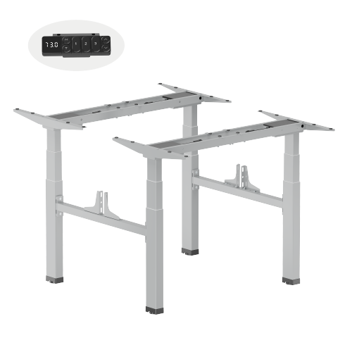 GoodValue Brushless Quad-Motor Sit-stand Desk (Three-Stage Standard Column) M16-43D Weight Capacity up to 125kg, Speed up to 40mm/s from china(chinese)