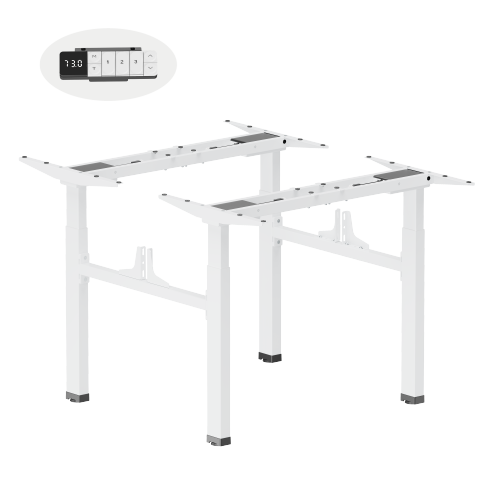 GoodValue Brushless Quad-Motor Sit-stand Desk (Two-Stage Standard Column) M16-42D Weight Capacity up to 125kg, Speed up to 32mm/s from china(chinese)