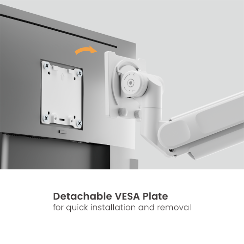Future-Proof Heavy-Duty Wall-Mounted Gas Spring Monitor Arm LDA92-112  from china(chinese)