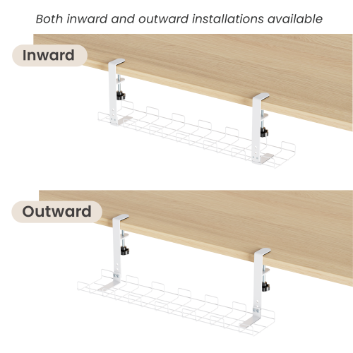 Medium Clamp-On Under-Desk Cable Management Tray CC11-14-2  from china(chinese)