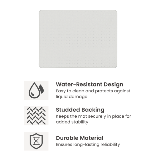 Universal Chair Mat with Textured Surface & Studded Backing MAT05-7 Enable smooth chair movement while protecting the floor beneath from china(chinese)