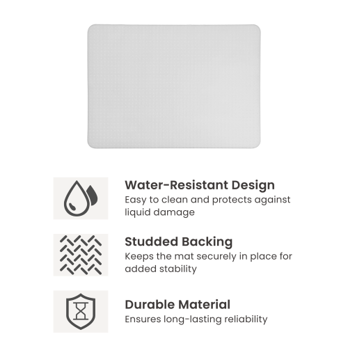 Universal Chair Mat with Smooth Surface & Studded Backing MAT05-9 Enable smooth chair movement while protecting the floor beneath from china(chinese)