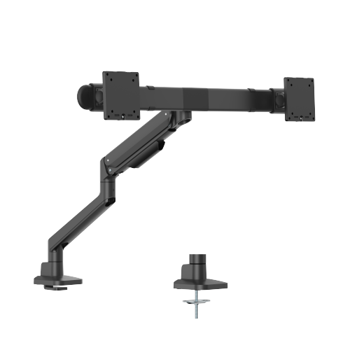 Modular Mechanical Spring Dual Monitor Arm LDT86-C022 Smooth adjustments, lasting performance. from china(chinese)