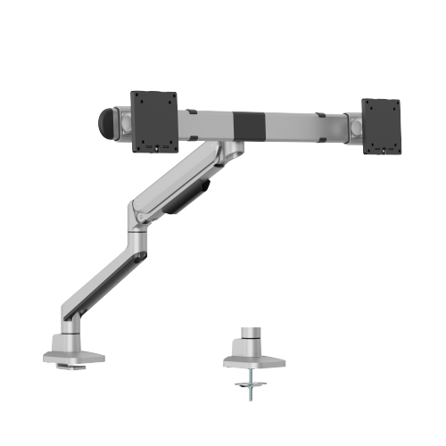 Modular Mechanical Spring Dual Monitor Arm LDT86-C022 Smooth adjustments, lasting performance. from china(chinese)