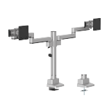 Modular Articulating Dual Monitor Arm with Sliders