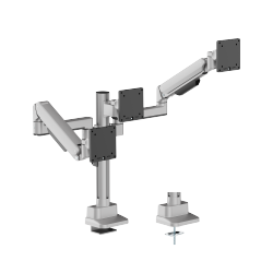 Modular Mechanical Spring Triple Monitor Arm