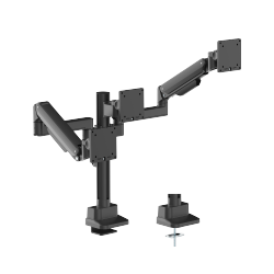 Modular Mechanical Spring Triple Monitor Arm