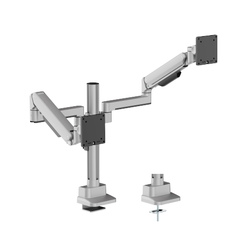 Modular Mechanical Spring Dual Monitor Arm LDT86S-C024  Smooth adjustments, lasting performance. from china(chinese)