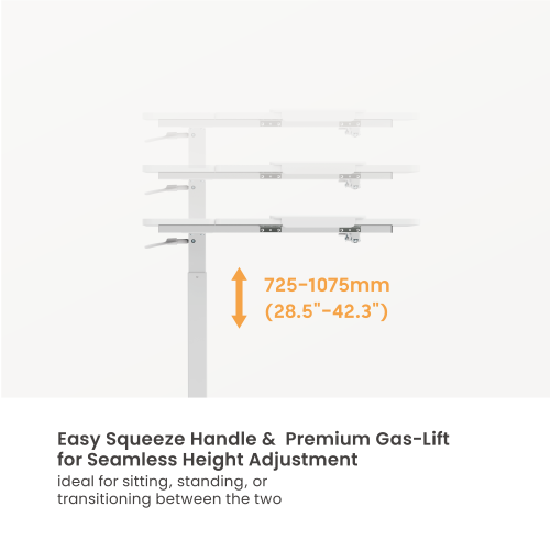 Height Adjustable Mobile Gas-Lift Side Table with  Gas Spring Tilt Desktop FMT02-07  from china(chinese)
