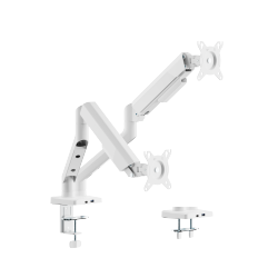 Dual Screen FlexPrecision Cost-Effective Gas Spring Monitor Arm with USB 3.0 Ports