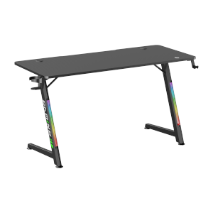 Gaming Desk with RGB Lighting on Legs