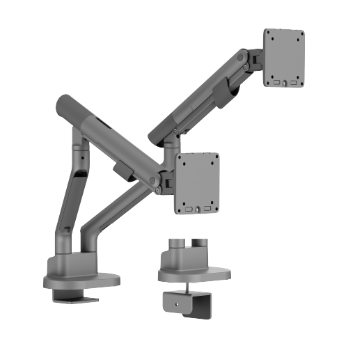Nova Slim Mechanical Spring Dual Monitor Arm LDT105-C024  Slim, Sleek, Smooth from china(chinese)