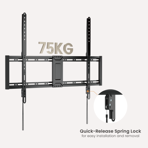 Value-Packed Slim Fixed TV Wall Mount LP81-68F For 43"-100" TVs, weighing up to 75kg (165lbs) from china(chinese)